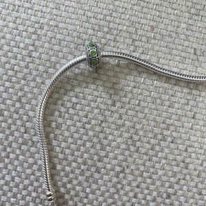 Chamilia August Peridot Birthstone Charm